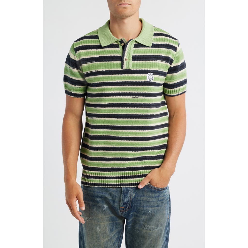 Billionaire Boys Club Bb Eclipse Helmet Head Cotton Polo In Green