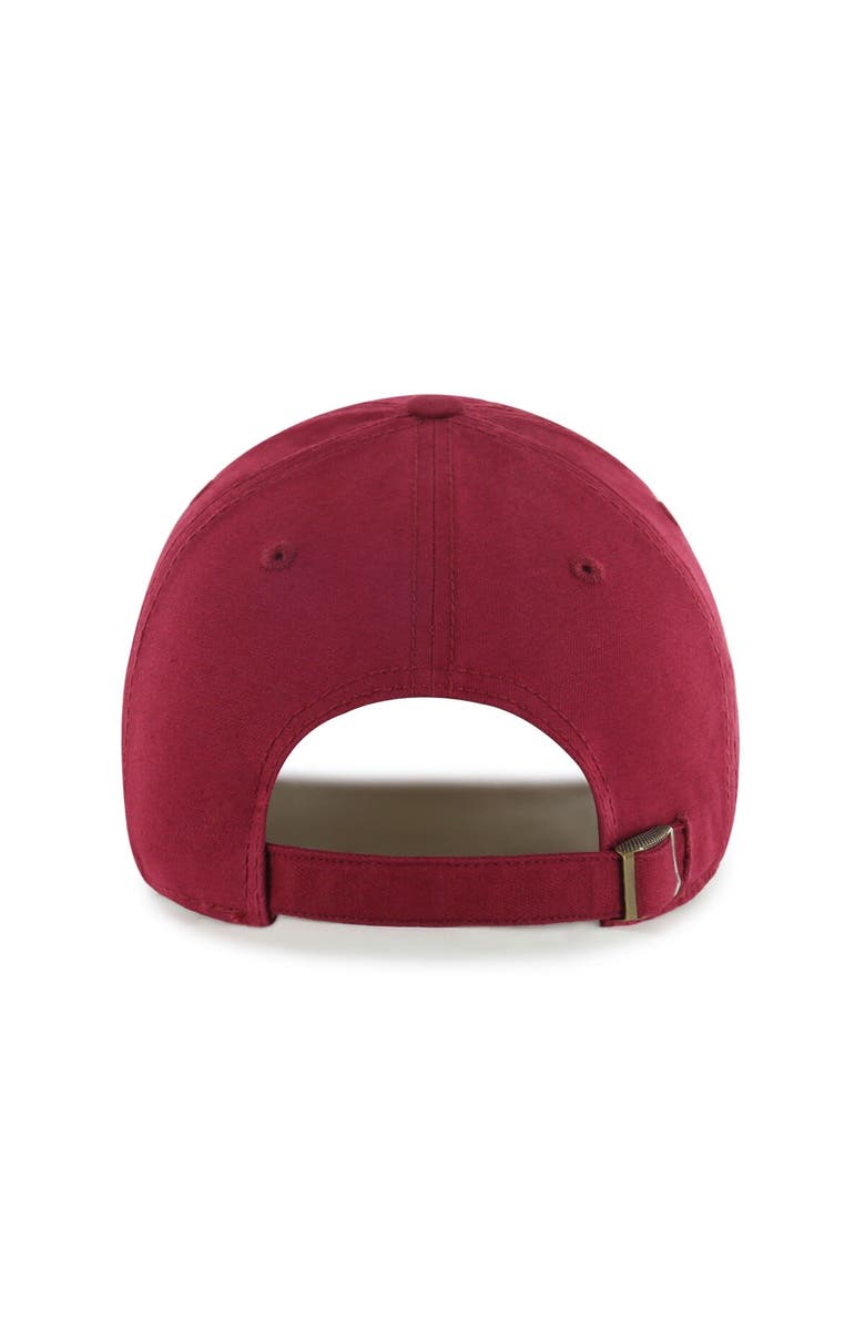 '47 Men's '47 Burgundy Washington Commanders Vernon Clean Up Adjustable Hat, Alternate, color,