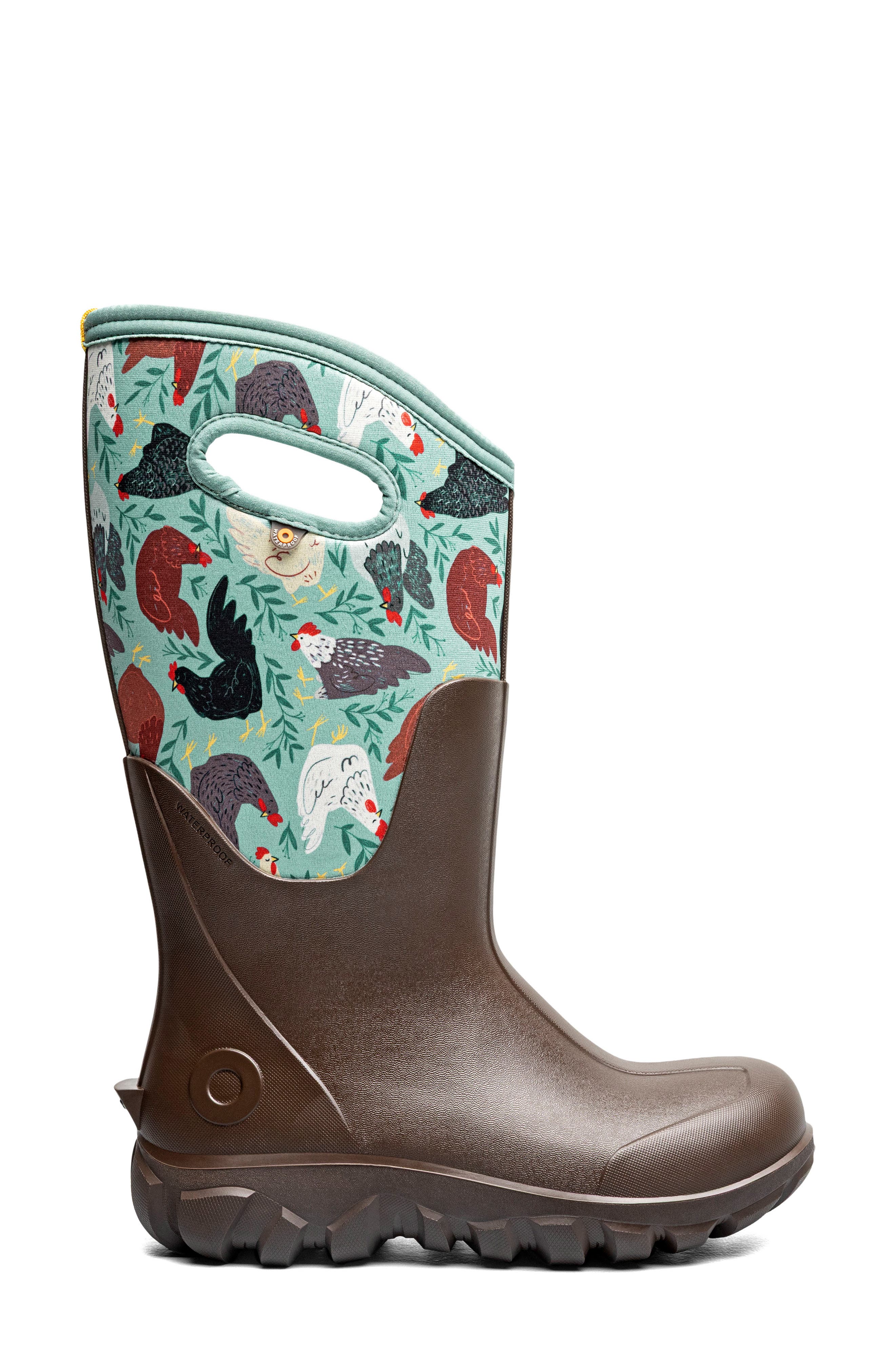 Classic Seamless Tall Waterproof Boot, Alternate, color, CHOC MULTI