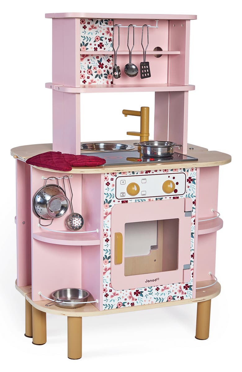 Janod Twist Play Kitchen, Alternate, color, Pink