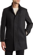 Hart Schaffner Marx Genoa Wool Blend Twill Coat