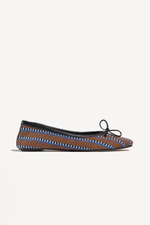 Paz Round-Toe Flexible Sole Ballet Flats