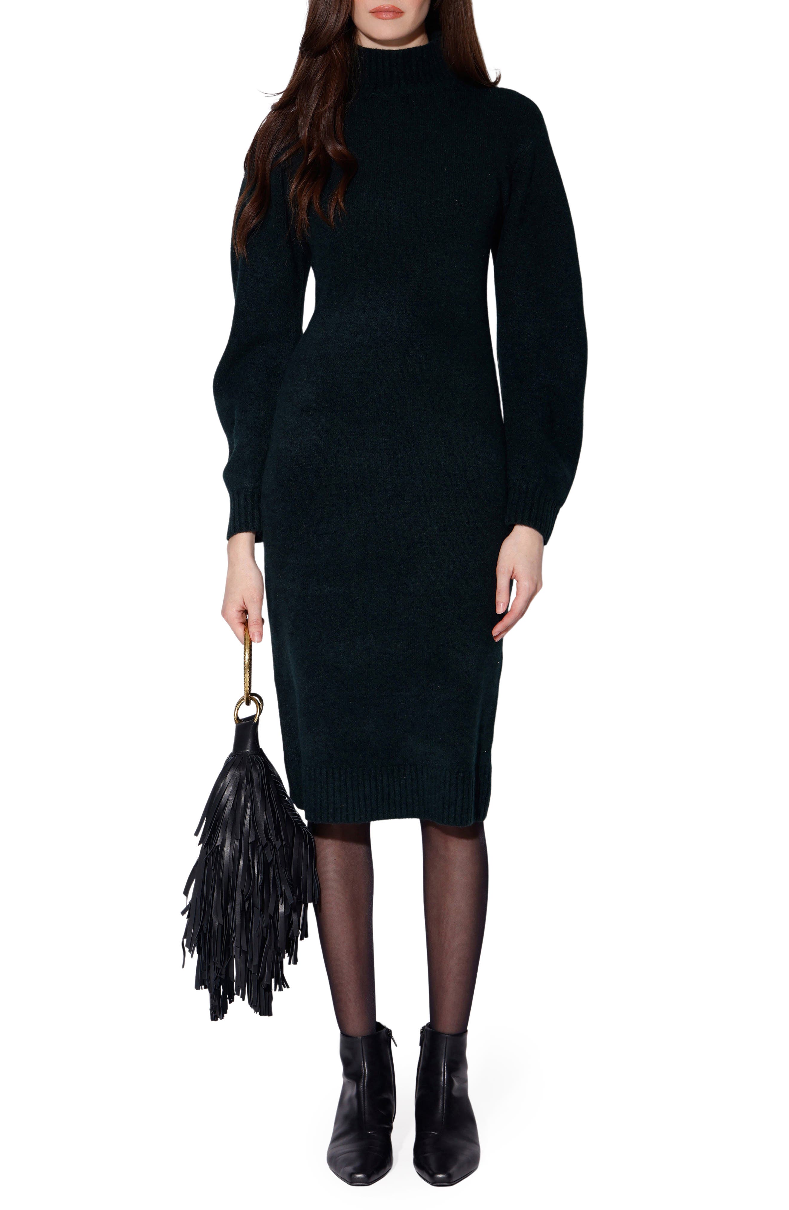 Walter Baker Adaline Long Sleeve Turtleneck Dress