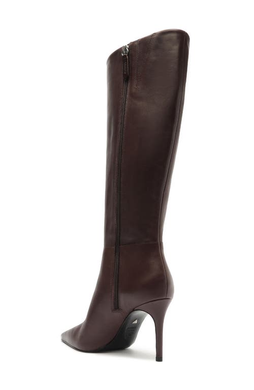 Schutz Mikki Up Knee High Boot In Animal Print
