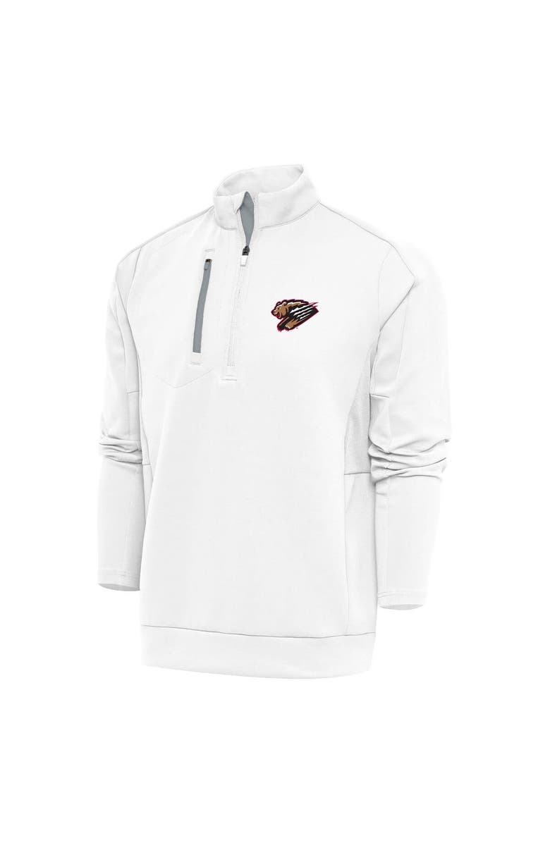 ANTIGUA Men's Antigua  White Fresno Grizzlies Generation Quarter-Zip Pullover Top, Alternate, color, 
