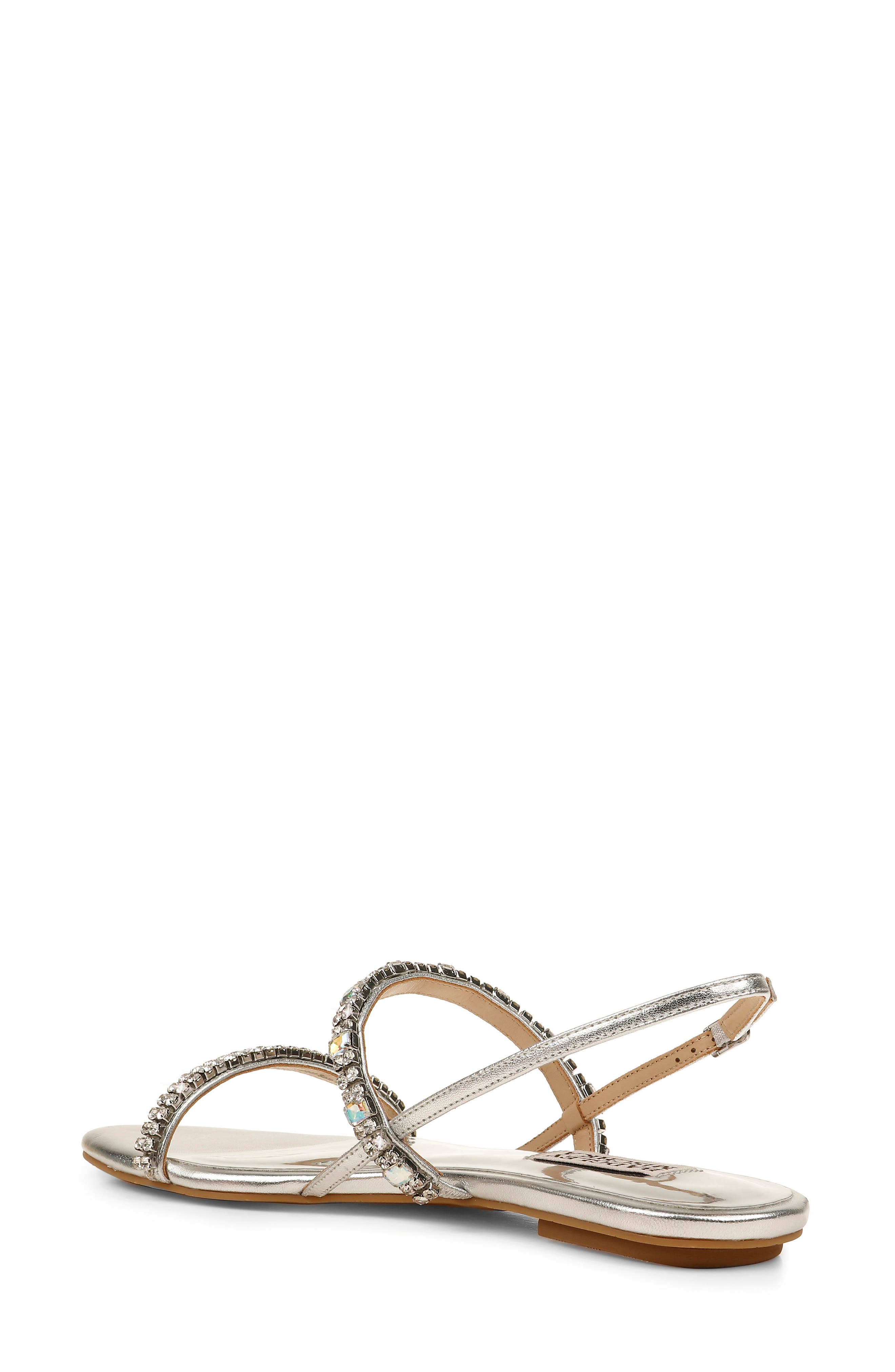 Badgley Mischka Collection Zandra Embellished Sandal, Alternate, color, 