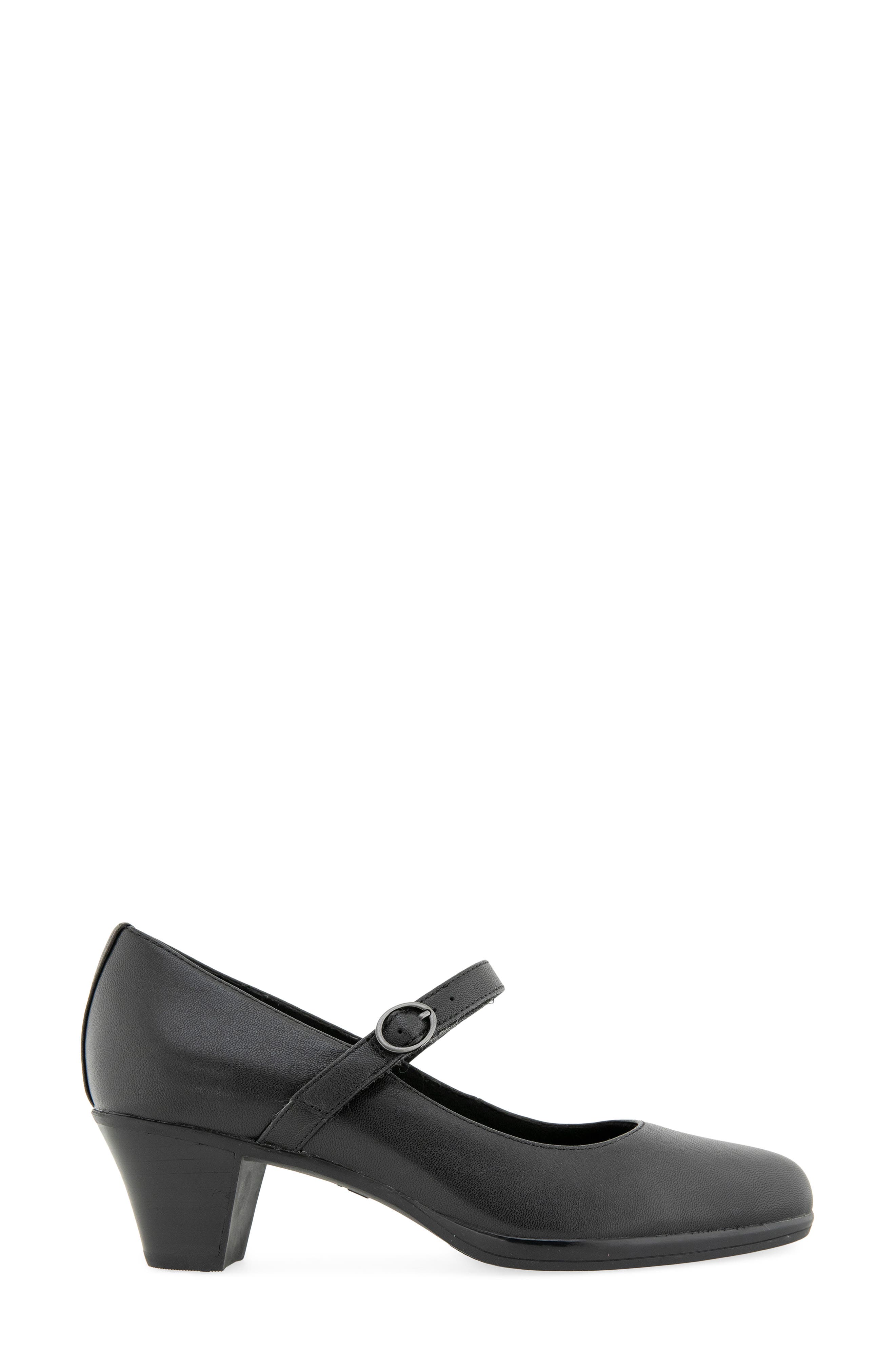 Rita Mary Jane Pump, Alternate, color, BLACK LEATHER