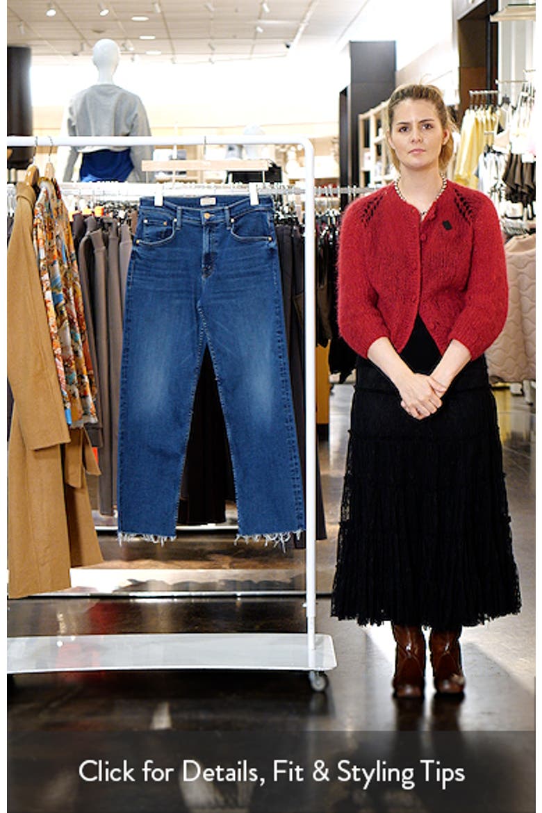 The Newbie High Waist Crop Straight Leg Jeans video