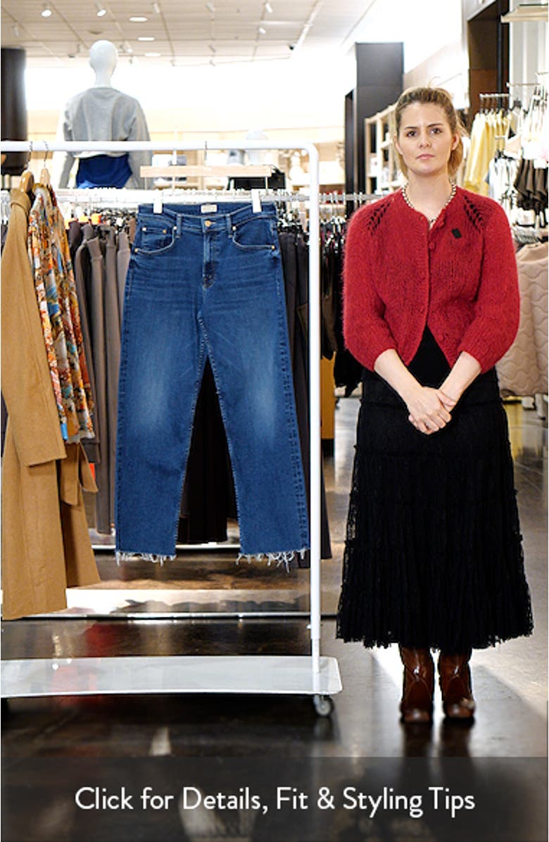 The Newbie High Waist Crop Straight Leg Jeans, sales video thumbnail