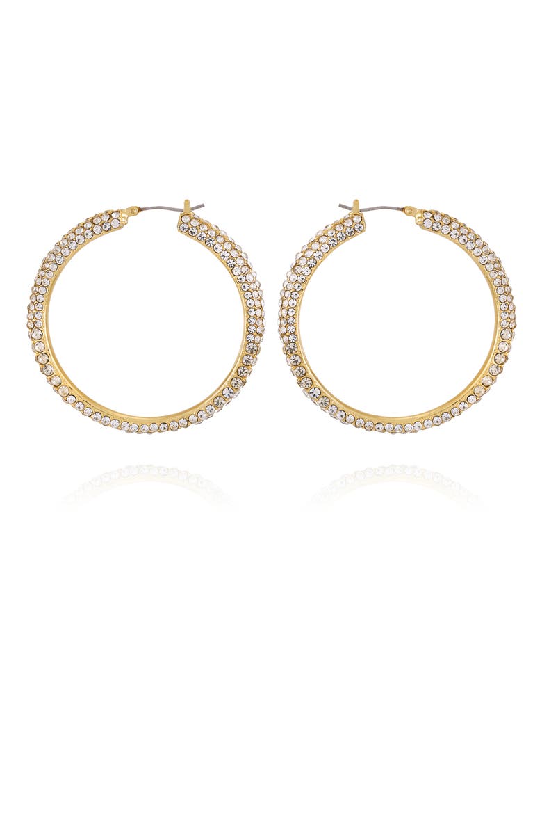 Gold- Hoop Earrings, Main, color, 14K Gold Plated