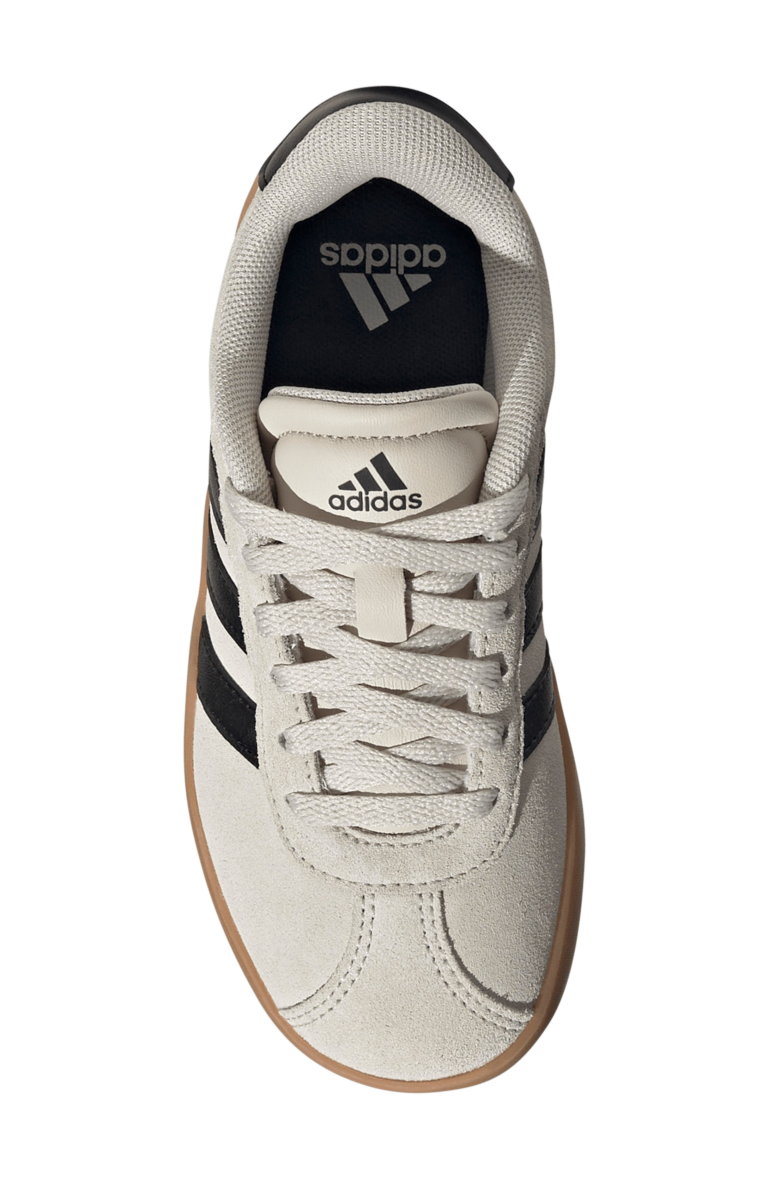 adidas Kids' VL Court 3.0 Sneaker, Alternate, color, Alumina/ Core Black/ Gum 3