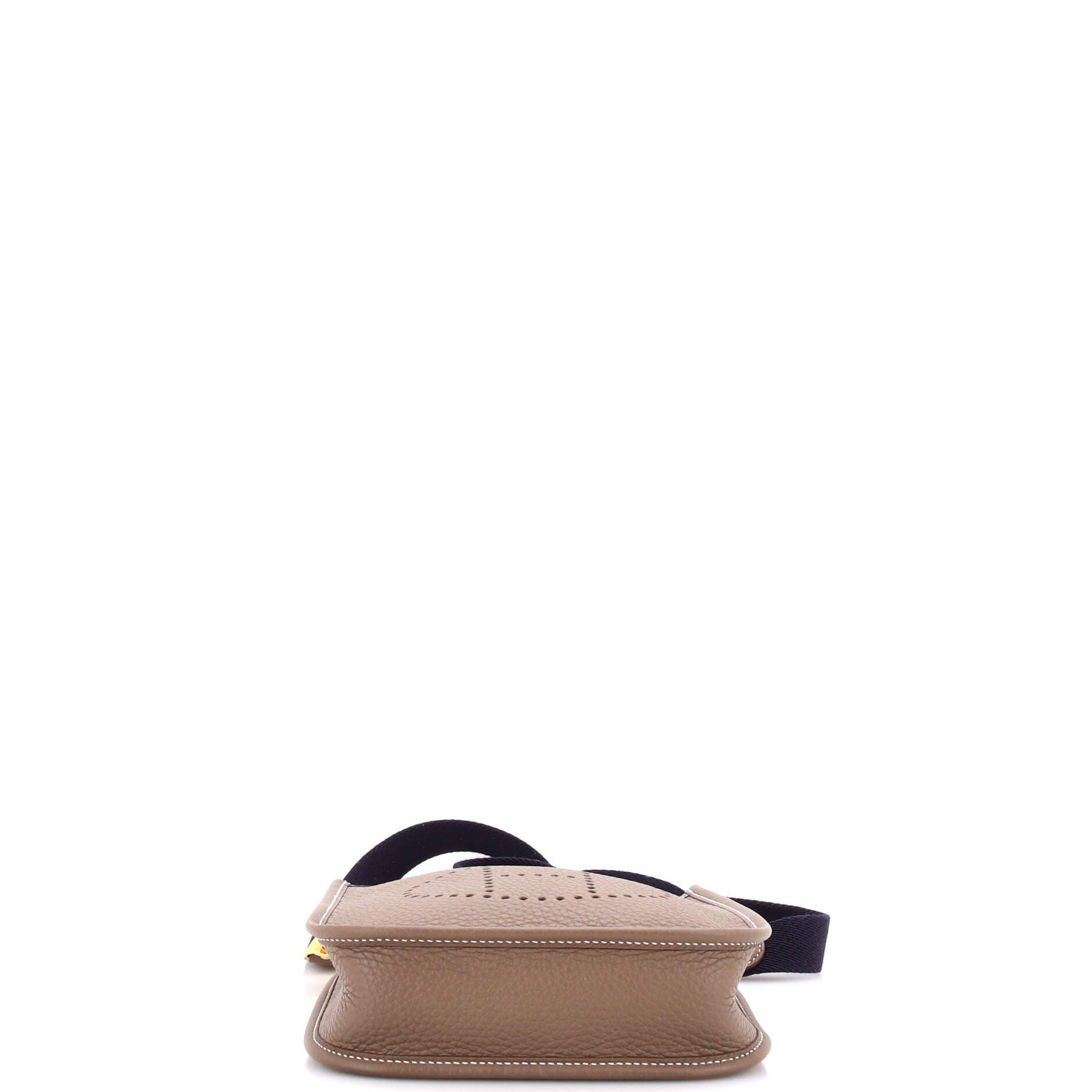 Pre-Owned Hermes Evelyne Bag Gen III Clemence TPM, Alternate, color, Etoupe