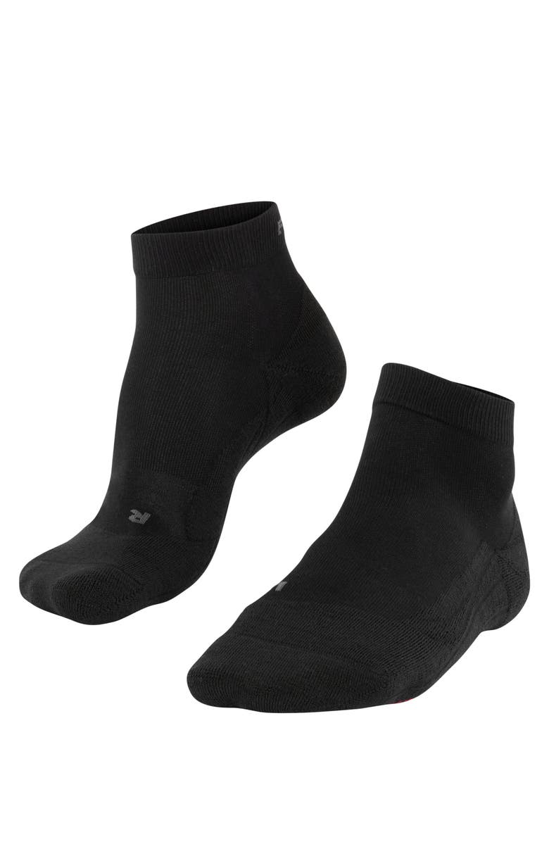 Falke GO2 High Ankle Golf Socks for Spiked Shoes, Main, color, Black