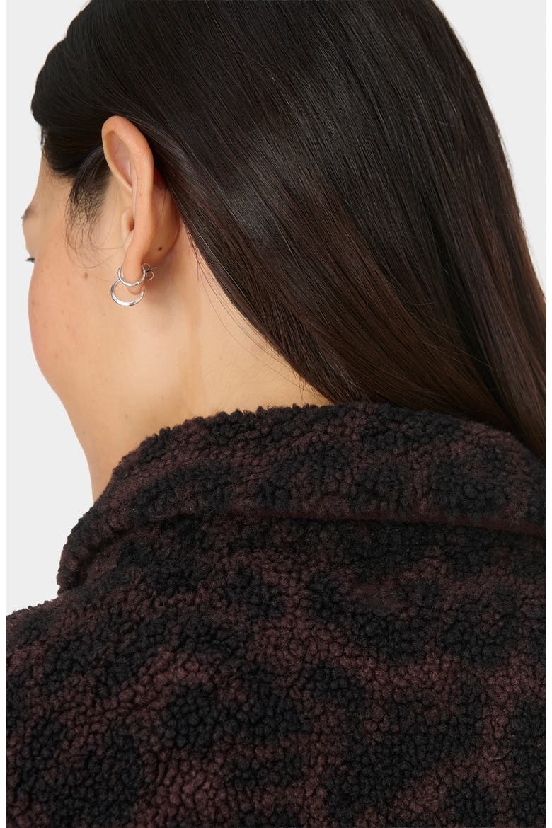 Leopard Print Fleece Jacket, Alternate, color, LARGE BROWN LEOPARD PRINT