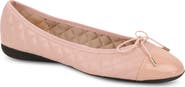 PAUL MAYER Best Cap Toe Quilted Ballet Flat
