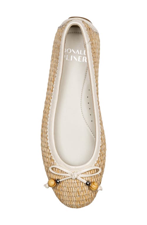 Donald Pliner Ballet Flat In Neutral