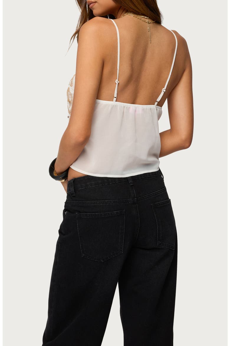 Kaleesy Beaded Camisole, Alternate, color, CREAM