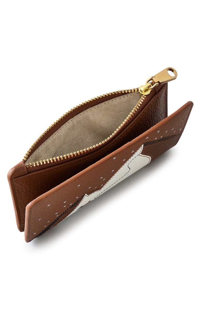 Radley Mountain Wanderers Medium Zip Wallet, Alternate, color, Saddle