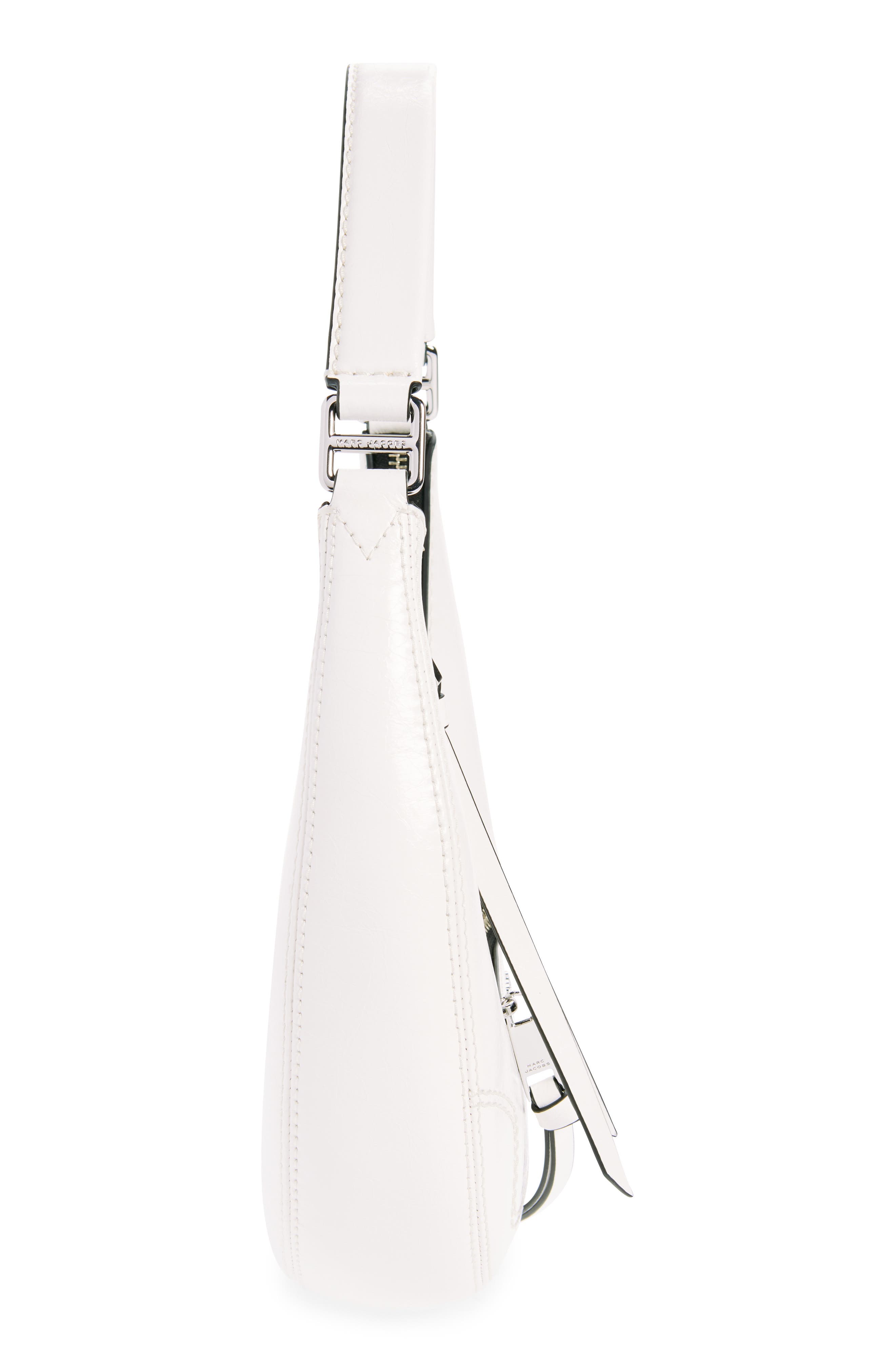 Marc Jacobs Small Crinkle Cruiser Crescent Bag, Alternate, color, Cotton