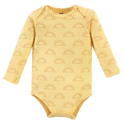 Hudson Baby Cotton Long-sleeve Bodysuits 5-pack In Multi