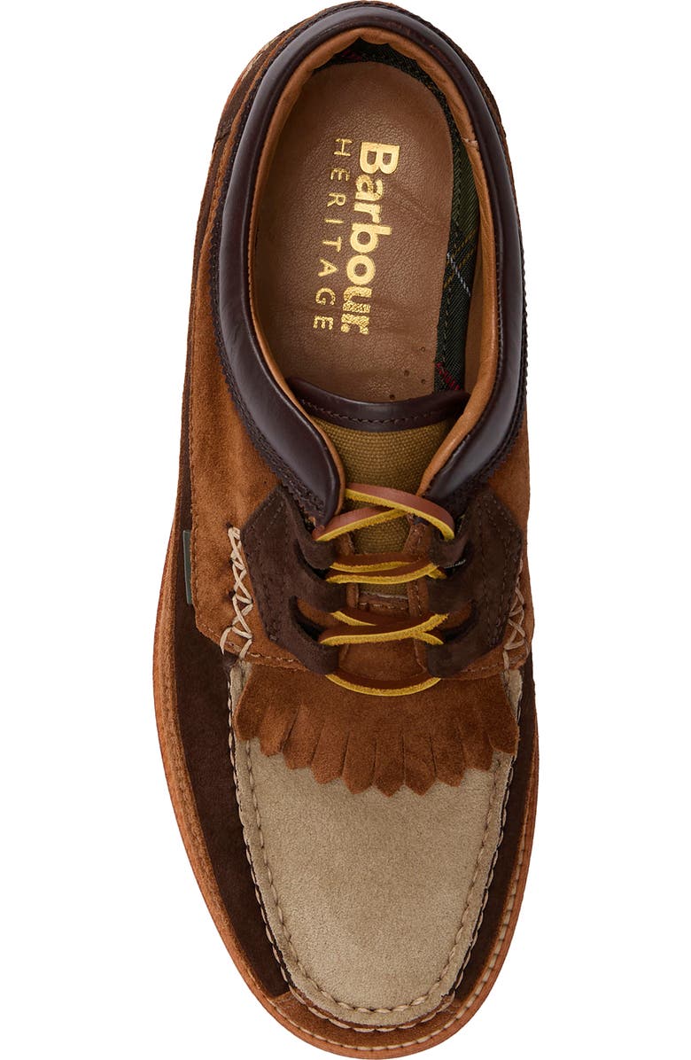 Barbour Grindon Lugged Kiltie Lace-Up Shoe, Alternate, color,