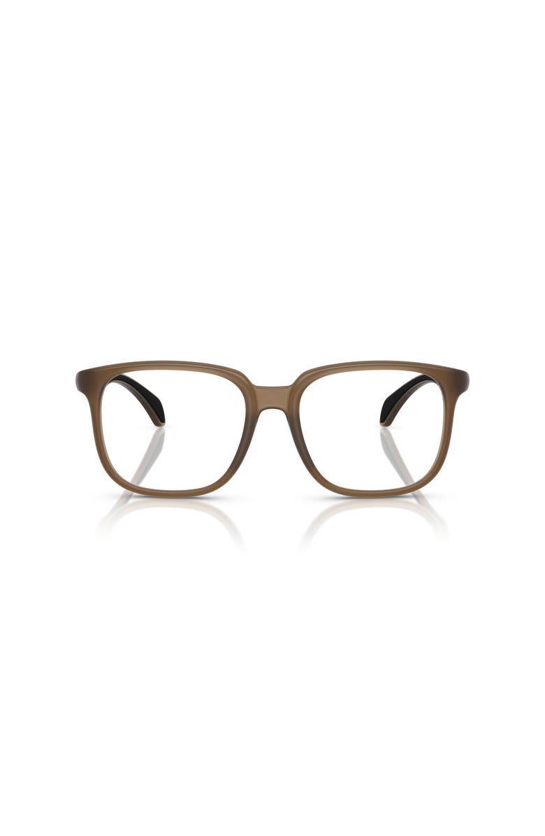 Moncler 53mm Square optical glasses, Alternate, color, Brown