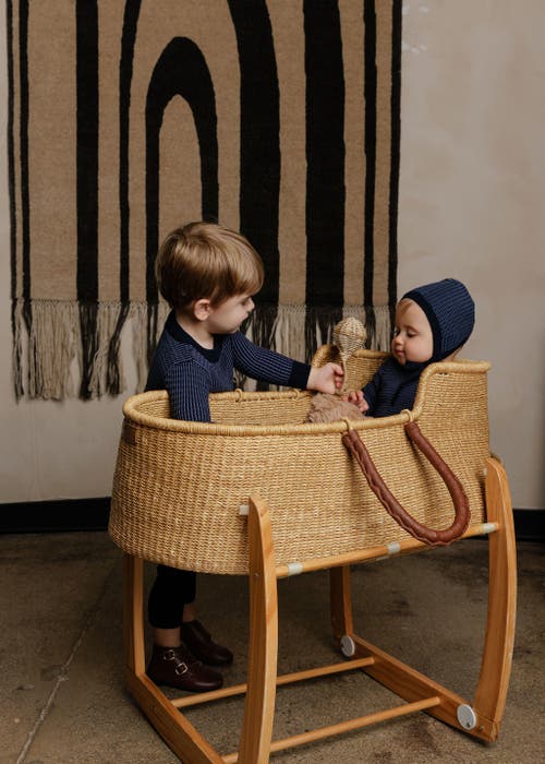 Ely's & Co. Looms Thin Stripe Collection In Blue