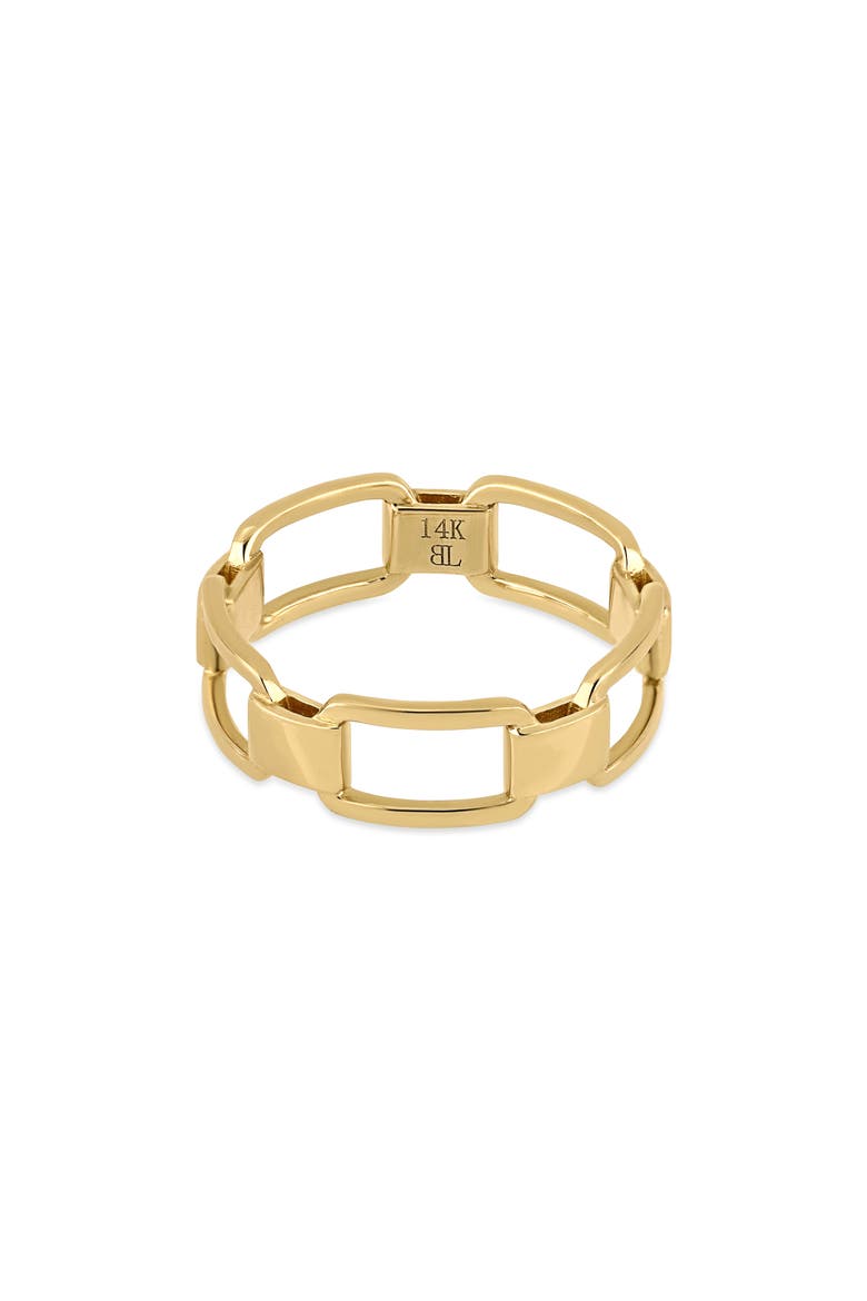 14K Gold Link Statement Ring, Alternate, color, 14K YELLOW GOLD