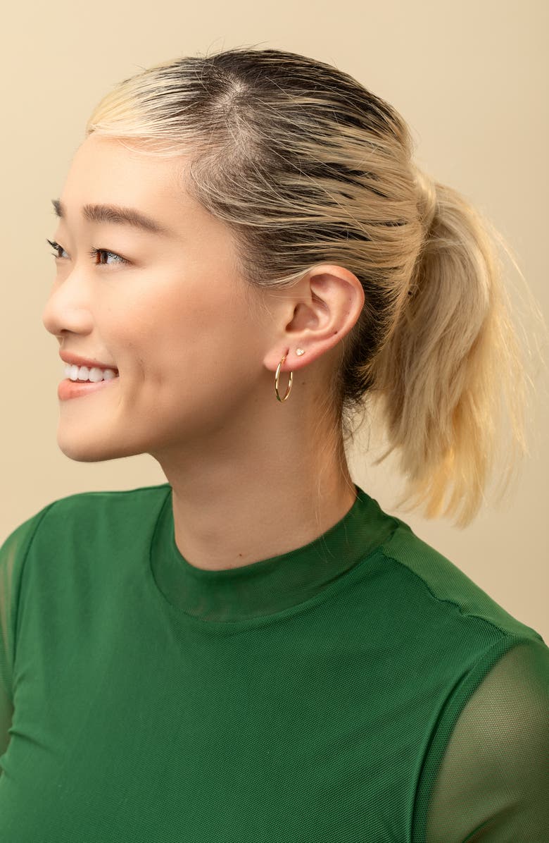 Bony Levy Diamond Heart Stud Earrings, Alternate, color, 