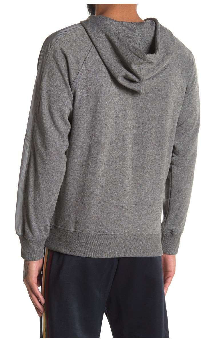 Jared Lang Striped Sleeve Hoodie, Alternate, color, 