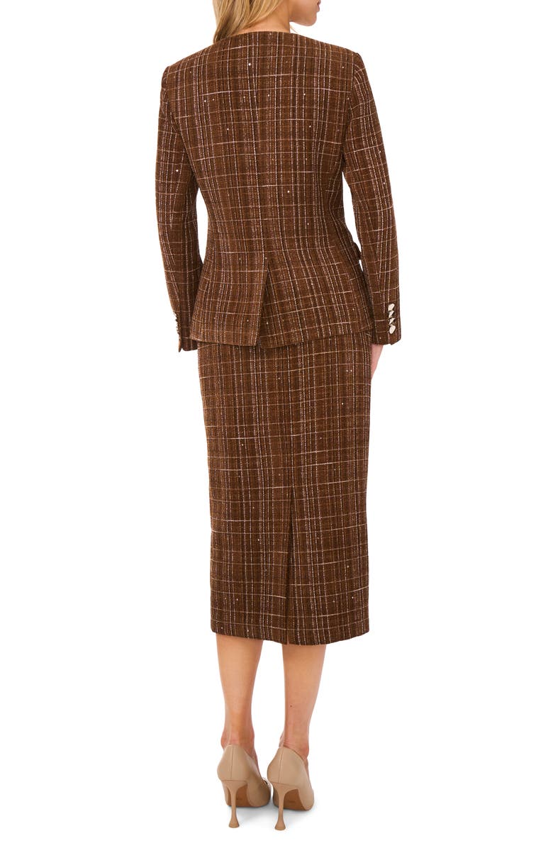 Ted Baker Tweed Pencil Skirt, Alternate, color, Potting Soil