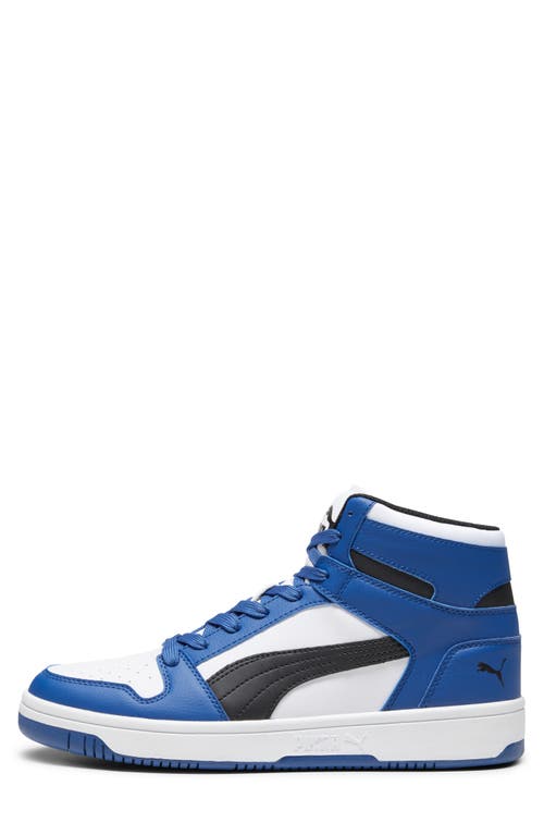 Puma Rebound Layup High Top Sneaker In Blue