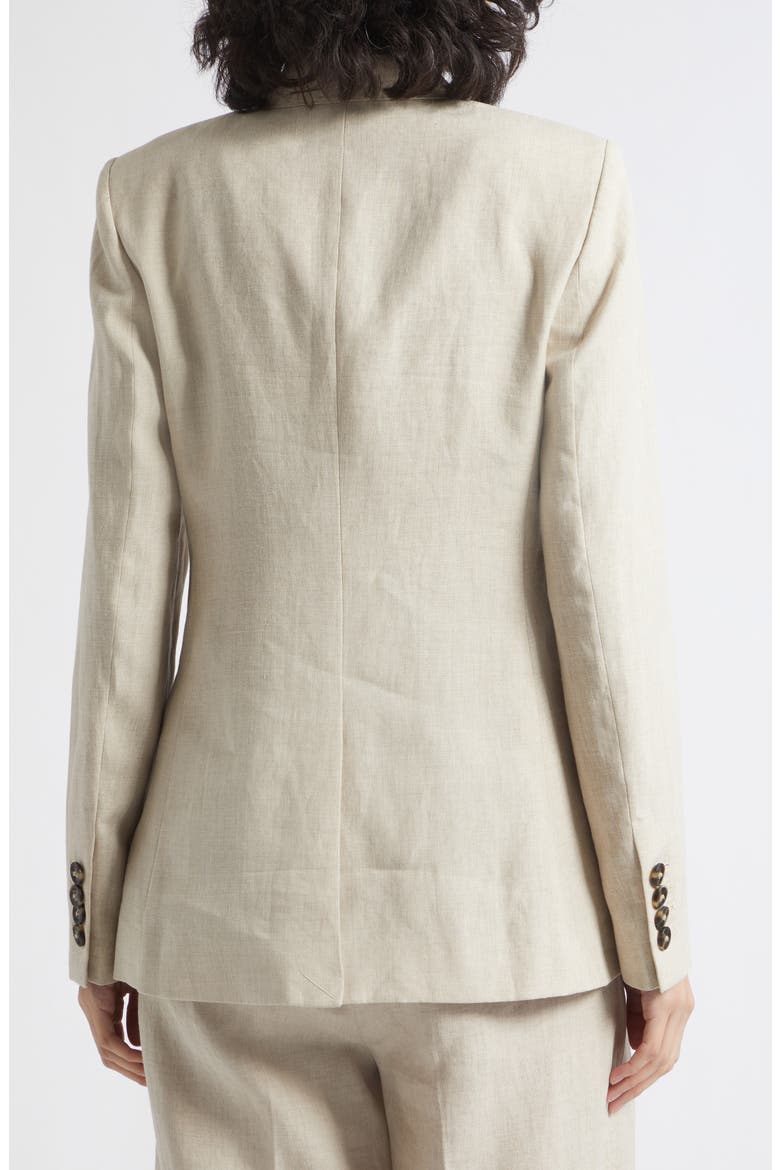 Kit Double Breasted Linen Blazer, Alternate, color, NEUTRAL