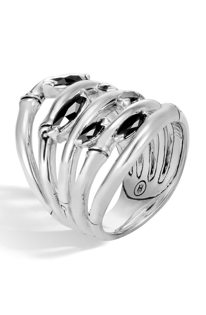 John Hardy Bamboo Spinel Statement Ring, Alternate, color, 