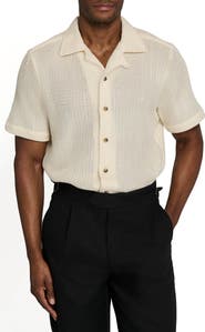 Brooklyn Brigade Bedford Crochet Camp Shirt