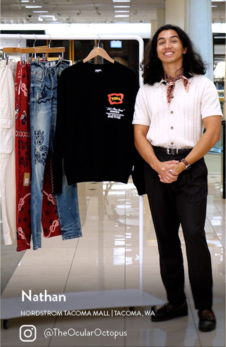 Men's Storefront Cotton Graphic Sweatshirt, sales video thumbnail