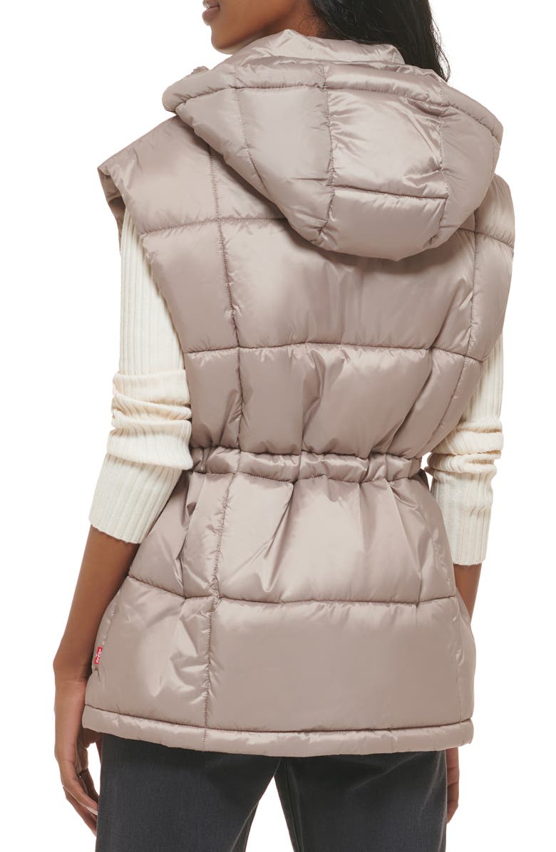 Levi's<sup>®</sup> Cinch Waist Hooded Vest, Alternate, color, 