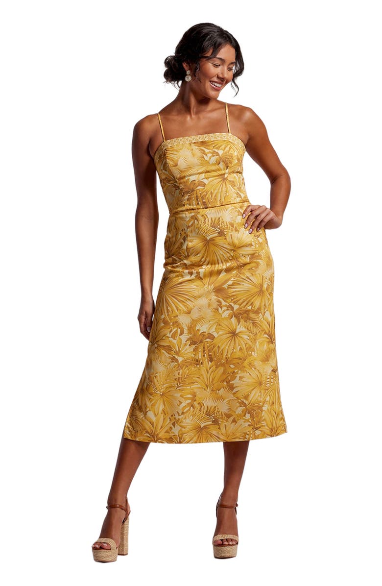 Tori Richard Bird Watch Celia Dress, Main, color, 