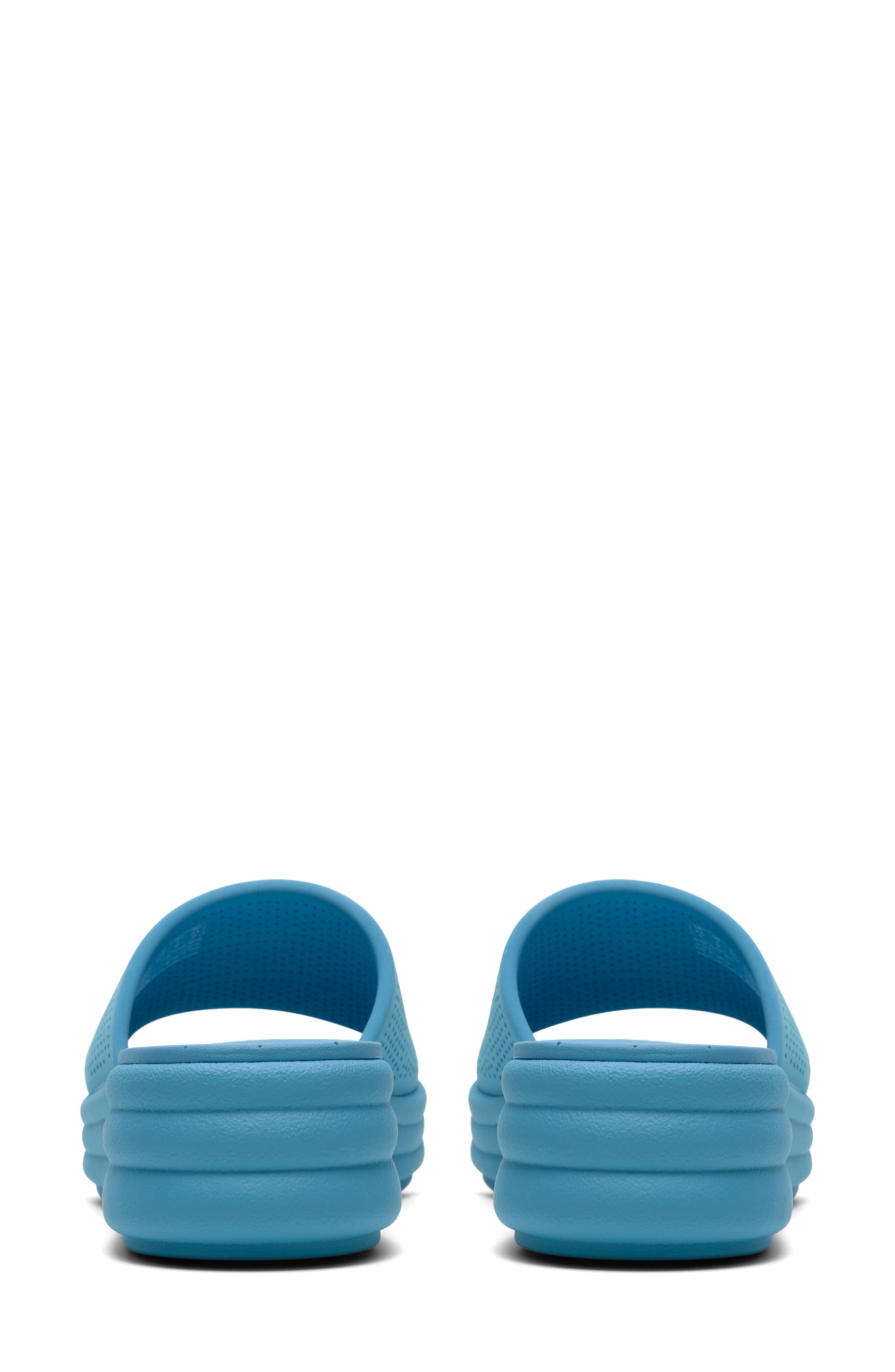 Drift Twist Wedge Slide Sandal, Alternate, color, BRIGHT BLUE
