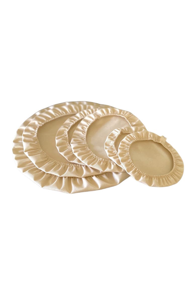 Organic Cotton Bowl Cover Set, Main, color, Natural