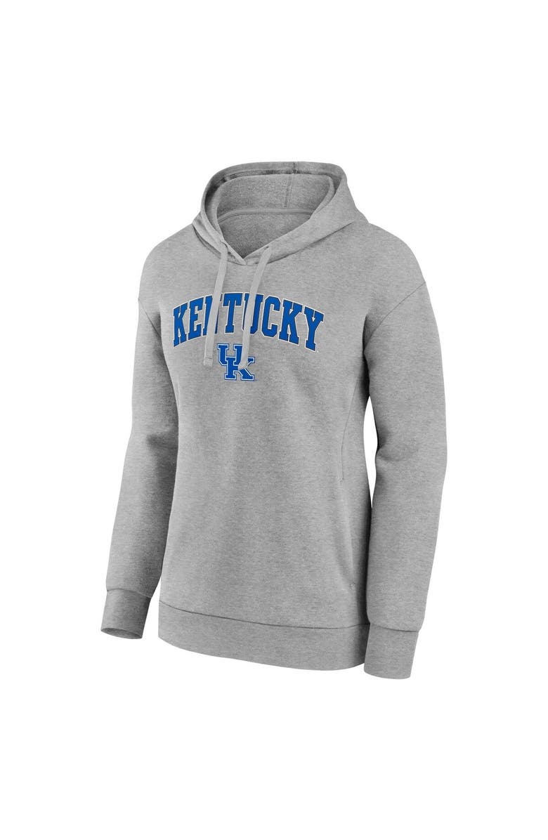 FANATICS Women's Fanatics Branded Heather Gray Kentucky Wildcats Evergreen Campus Pullover Hoodie, Alternate, color, 