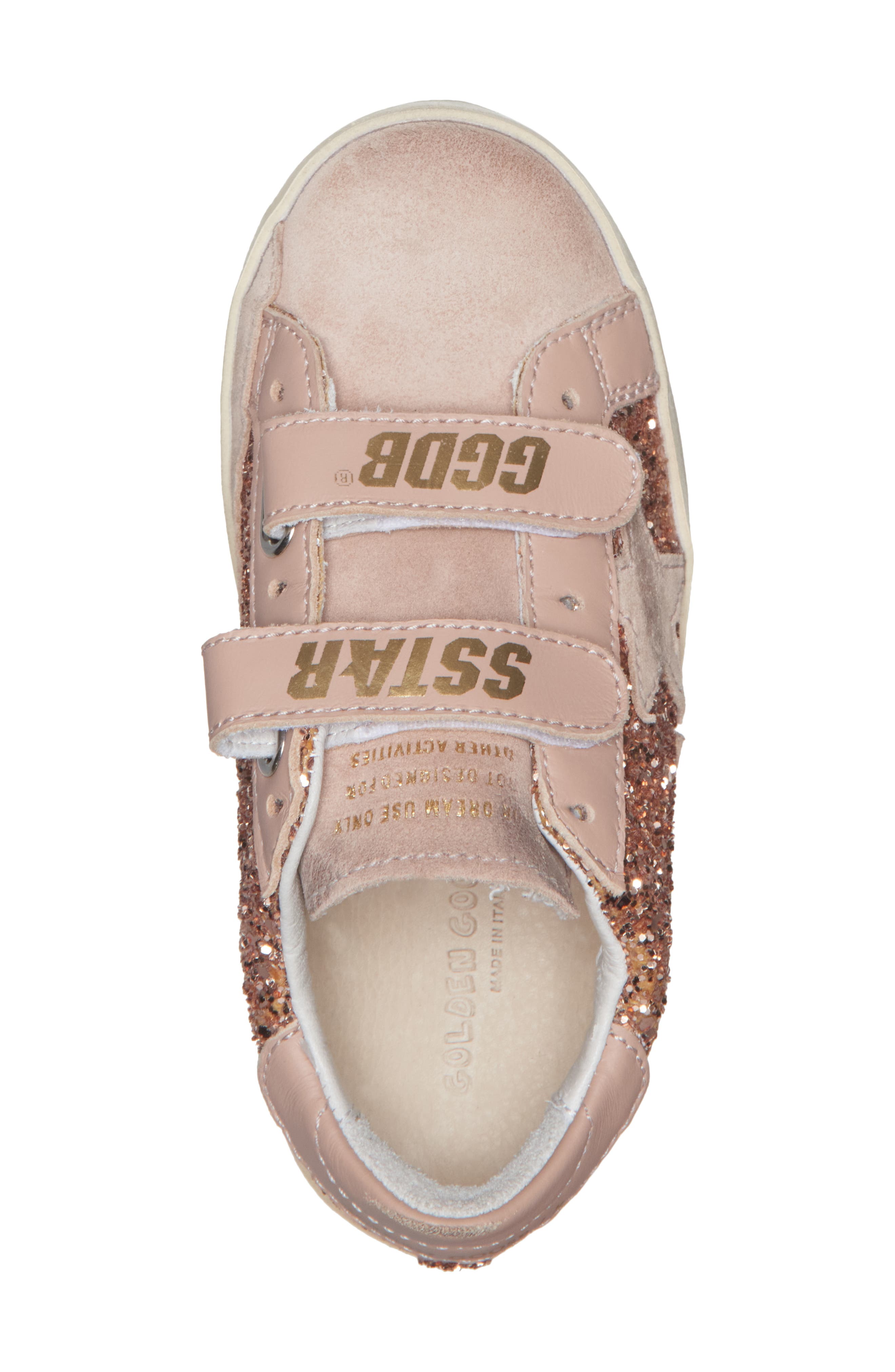 Kids' Old School Low Top Sneaker, Alternate, color, PEACH/ BEIGE