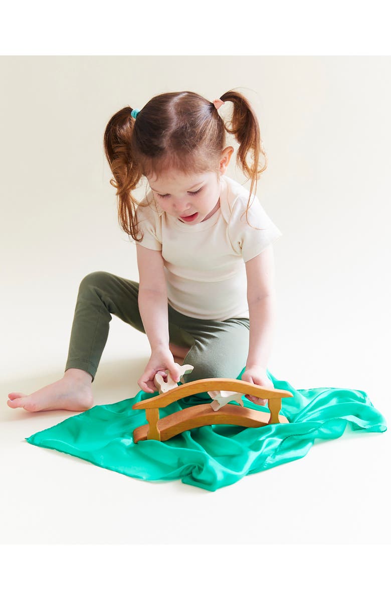 Sarah's Silks Set of 5 Mini Primary Playsilks, Alternate, color, 