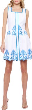 CIEBON Cristi Embroidered A-Line Dress