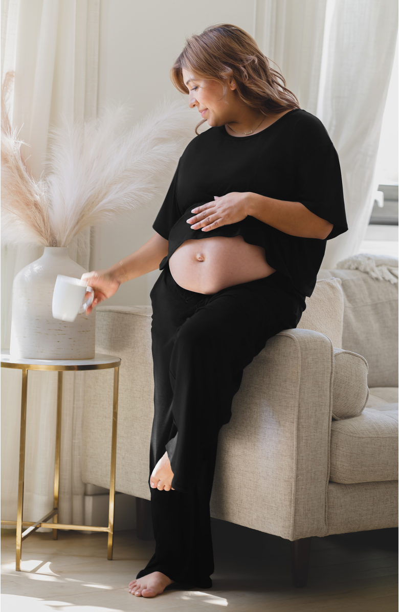 Kindred Bravely Aria Casual Lounge Pants, Alternate, color, Black