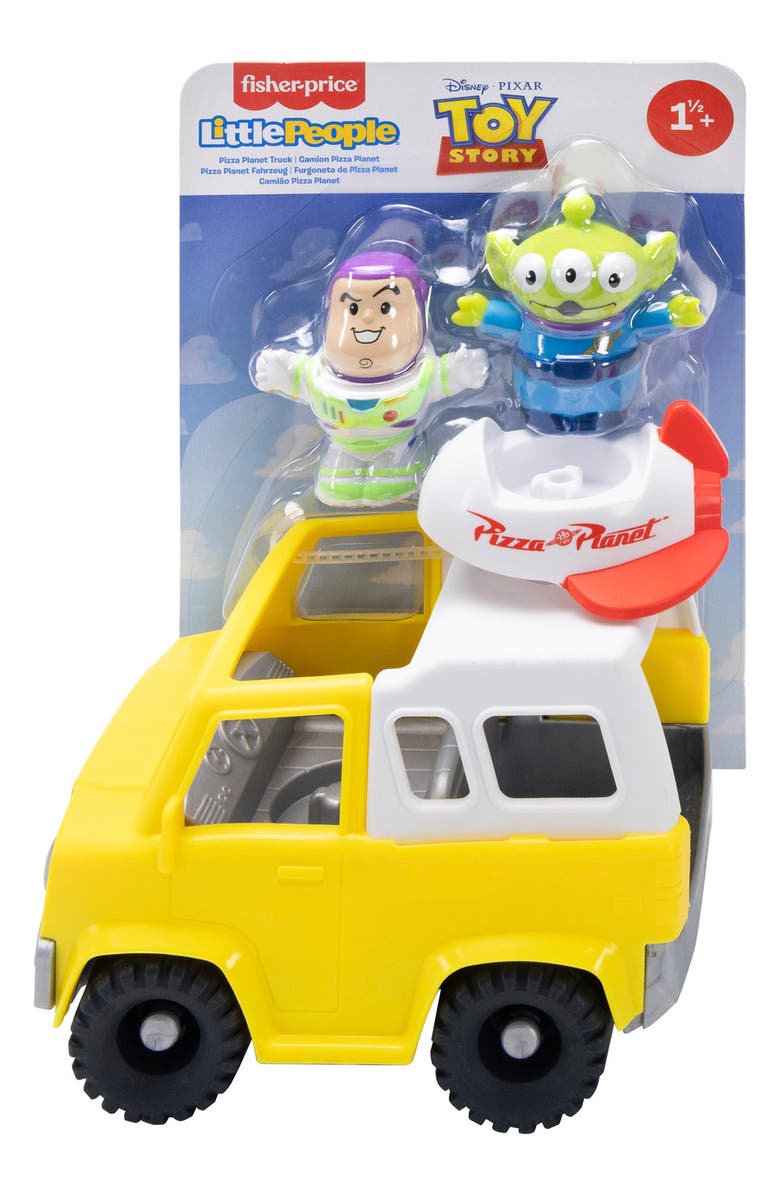 FISHER PRICE Little People Disney & Pixar Toy Story Pizza Planet Truck & Buzz Lightyear Toy Set, Alternate, color, Assorted