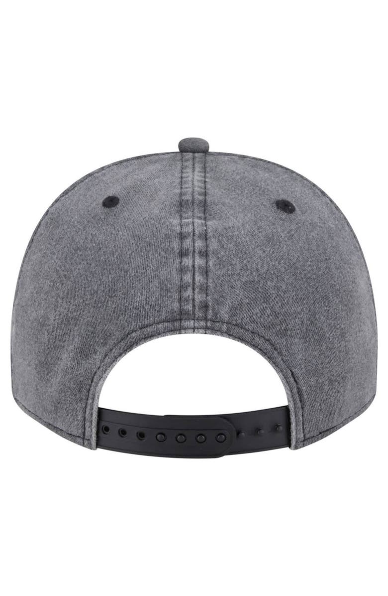 New Era Men's New Era Charcoal Memphis Grizzlies Throwback Washed Pre-Curved 9FIFTY Snapback Hat, Alternate, color, Charcoal