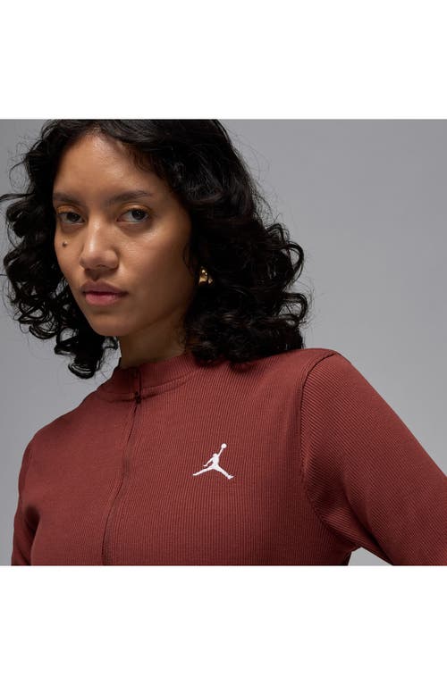 JORDAN JORDAN LONG SLEEVE KNIT MINIDRESS