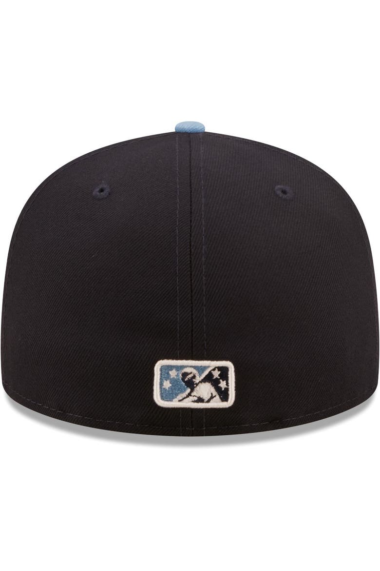 Men's New Era Navy Hillsboro Hops Authentic Collection 59FIFTY Fitted Hat, Alternate, color, Navy