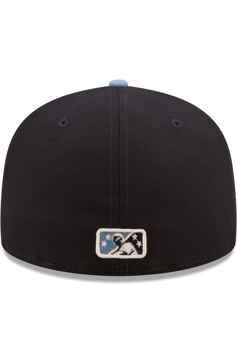 New Era Men's New Era Navy Hillsboro Hops Authentic Collection 59FIFTY Fitted Hat, Alternate, color, Navy